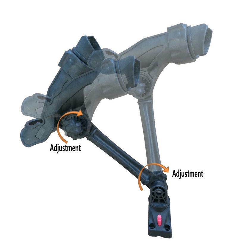 BroCraft Fishing Rod Holder Adjustable Extension Post - Image 3